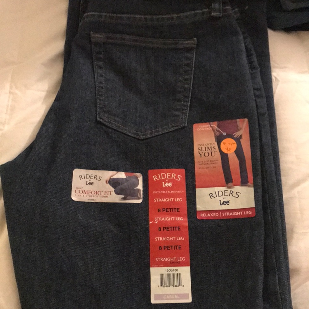 Rider by lee slimming dark blue jeans